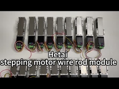 Prova di funzionamento del motore a vite passo a passo.