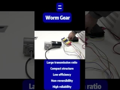 63  Motoriduttore a vite senza fine DC 220rpm 1A 3.5N.M 114W 24V