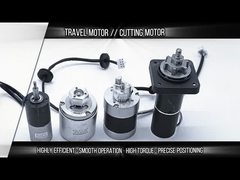 Motore a corrente continua senza freni di grado industriale con coppia massima di 0,042 N-m e classe di isolamento B