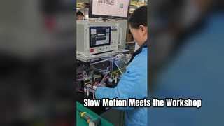 Quando il rallentatore cinematografico arriva in officina