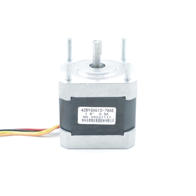 comprare Motore passo-passo ibrido personalizzato Nema17 42mm 42BYGH610-78AE 11mH 0.5A 3V 0.2N.M online manufacture