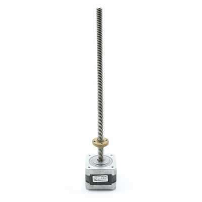 comprare Motore passo a passo lineare di Nema17 Tr8x8 300mm con i cavi 3,2 Kgcm dell'asse 42BYGH 6 della vite online manufacture